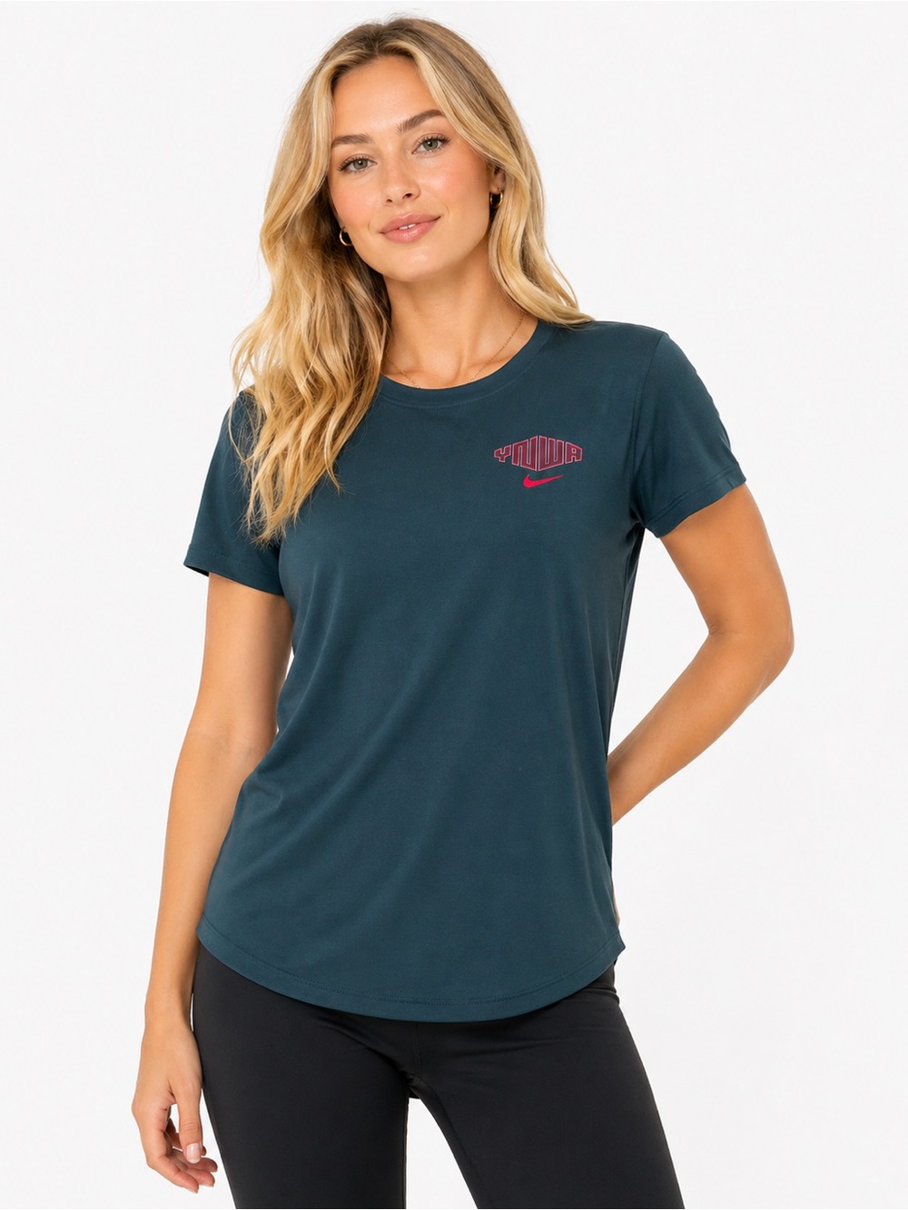 Nike Liverpool FC 22/23 Champions League SS Travel Top in Dark Atomic Teal Tee